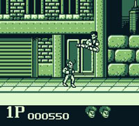 une photo d'Ã©cran de Double Dragon (Game Boy) sur Nintendo Game Boy